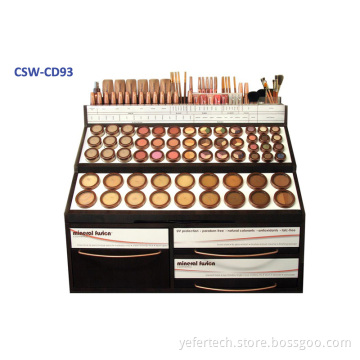 Acrylic make up counter stands(CSW-CD93)